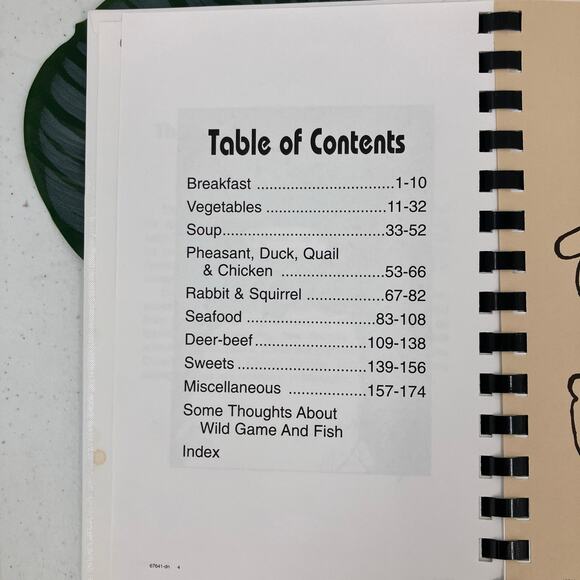 The Camouflage Cookbook Hardcover Spiral Bound Chef Eldon McElroy 2005 Wild Game - Picture 6 of 11